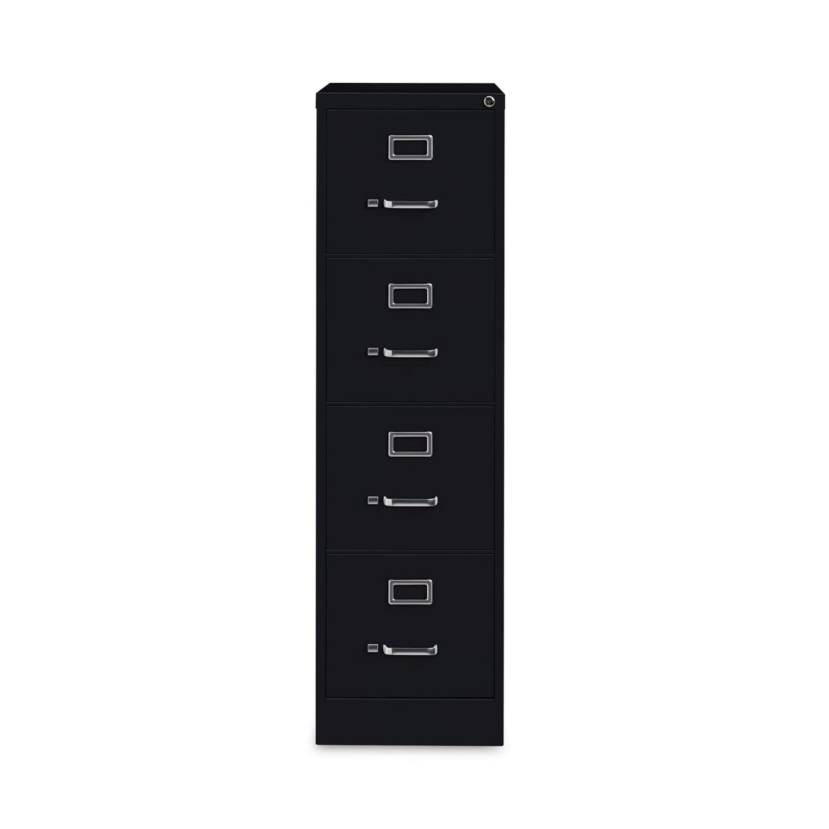 4 Drawer Vertical Letter File Cabinet in Black Y456177