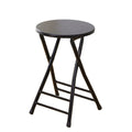Folding Stool Round Wooden Board Q42283