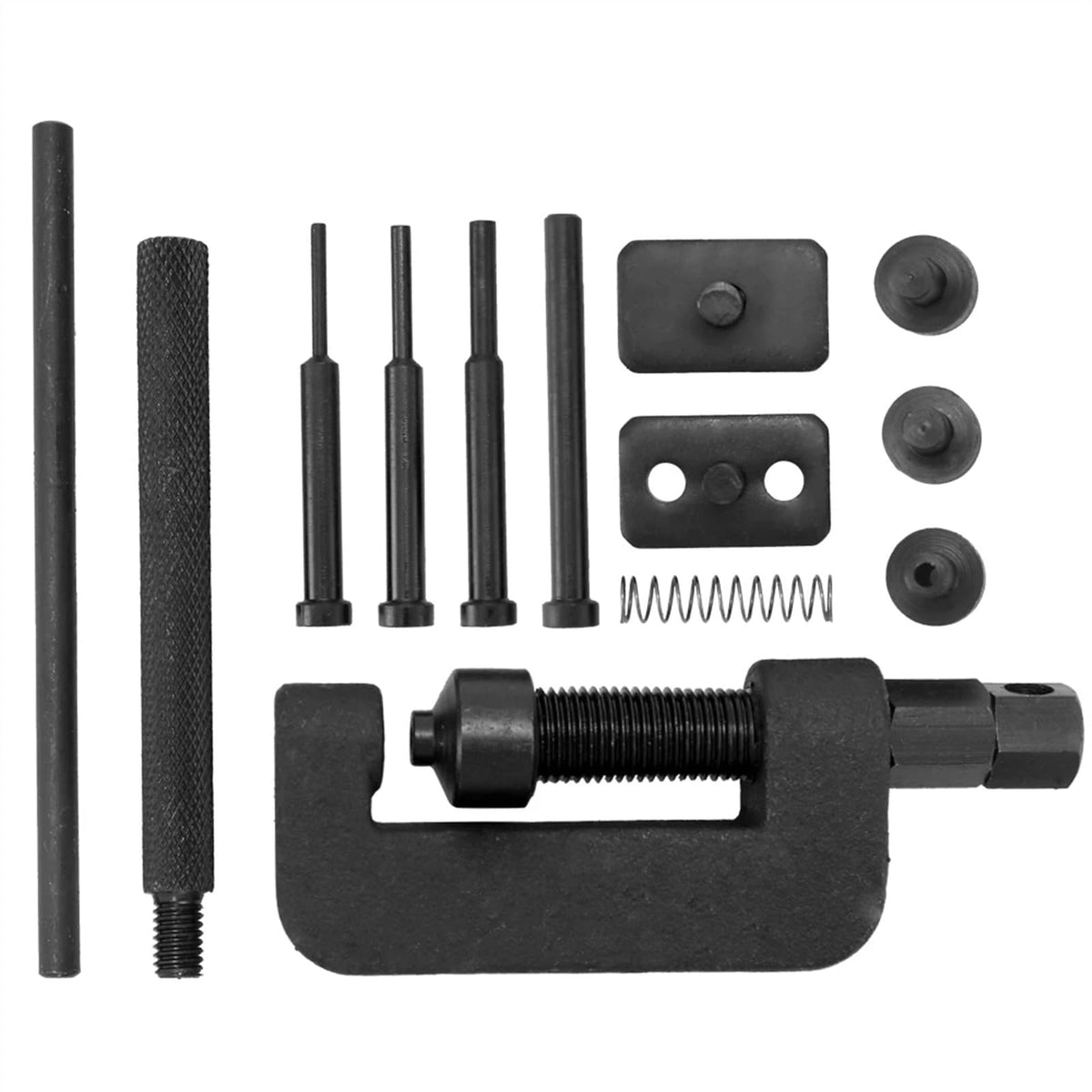 Motorcycle Bike Chain Breaker Riveter Tool Set with Carry Box F403349