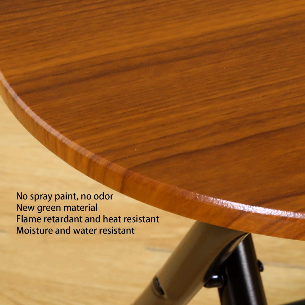 Folding Stool Round Wooden Board Q42283