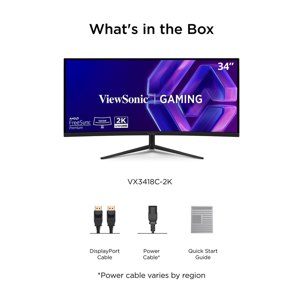 34 Inch 1440p Ultrawide Curved Gaming Monitor S787244