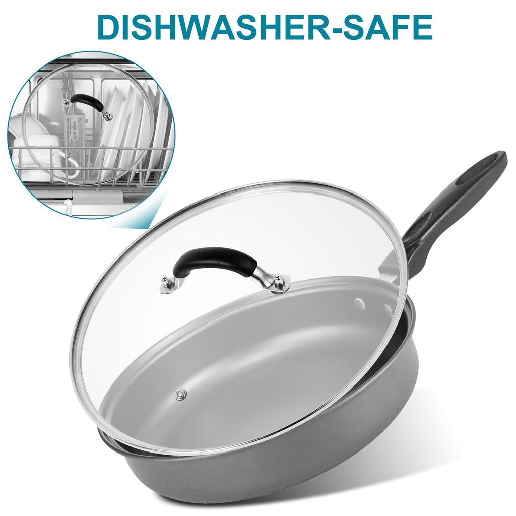 10.25 Inch Tempered Glass Lid with Steam Vent N3647