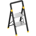2 Step Ladder Lightweight Aluminum Folding Step Stool M3476