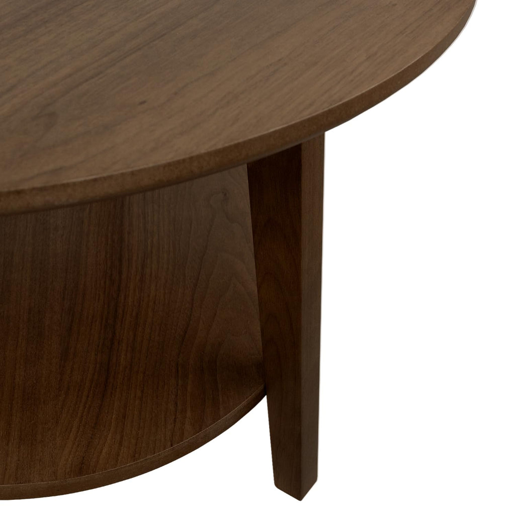 2-Tier Round Wood Coffee Table D6557