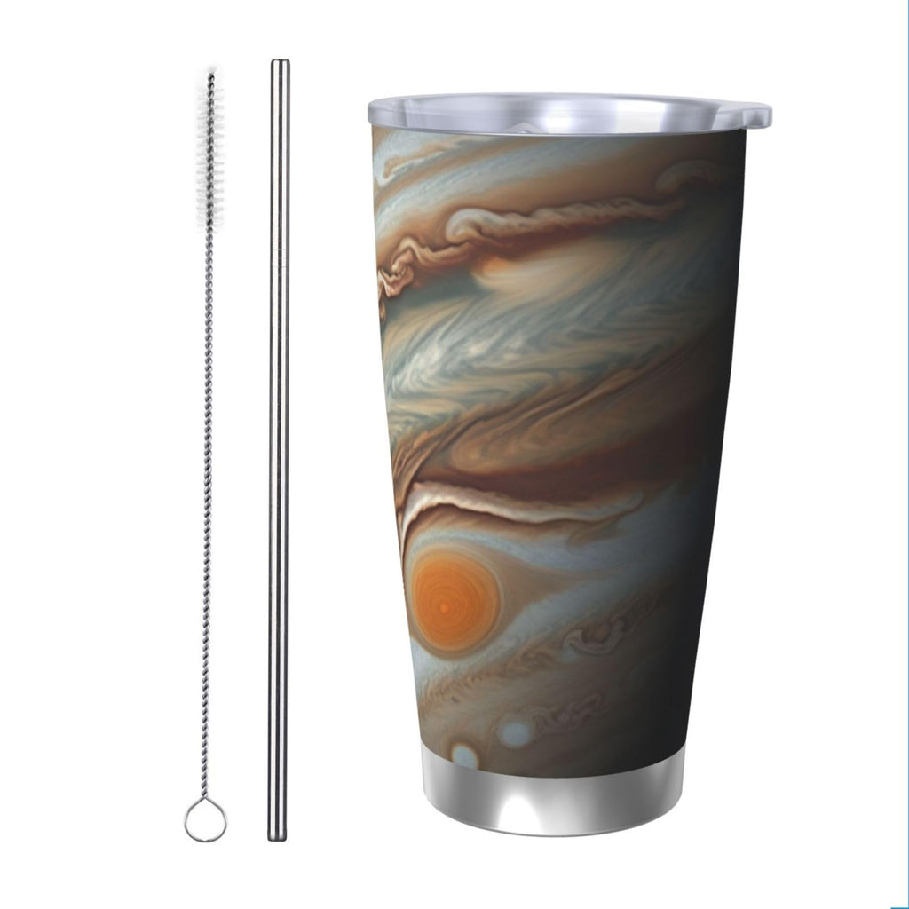 20 Oz Stainless Steel Vacuum Insulated Tumbler with Lid and Straw I825