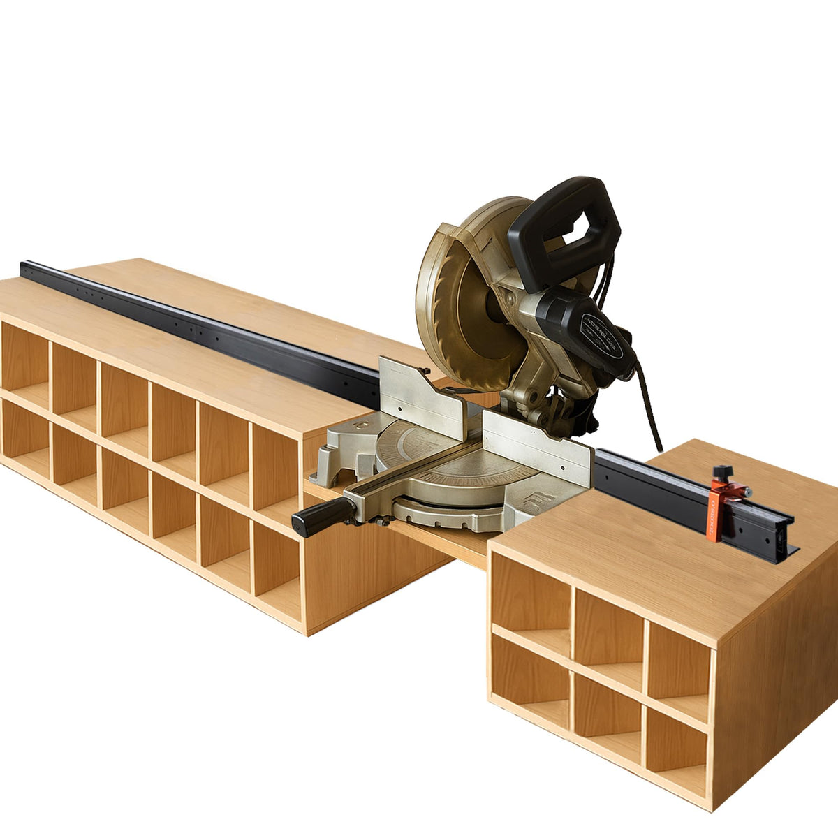 Miter Saw Fence System with Flip Stop B3513