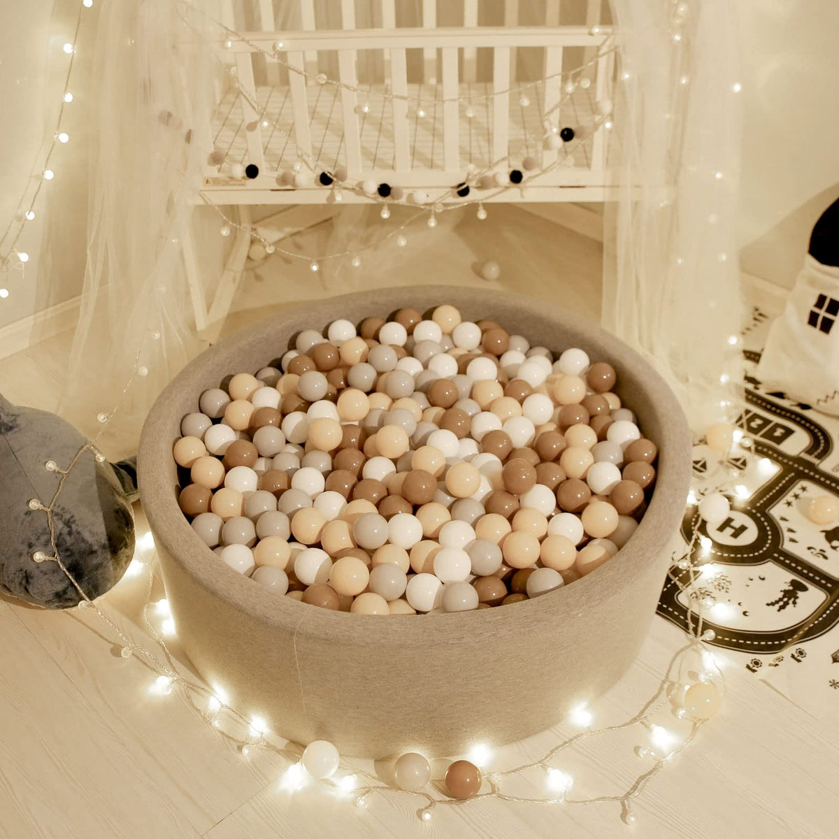 100pcs 2.15inch BPA Free Crush Proof Plastic Balls I8870