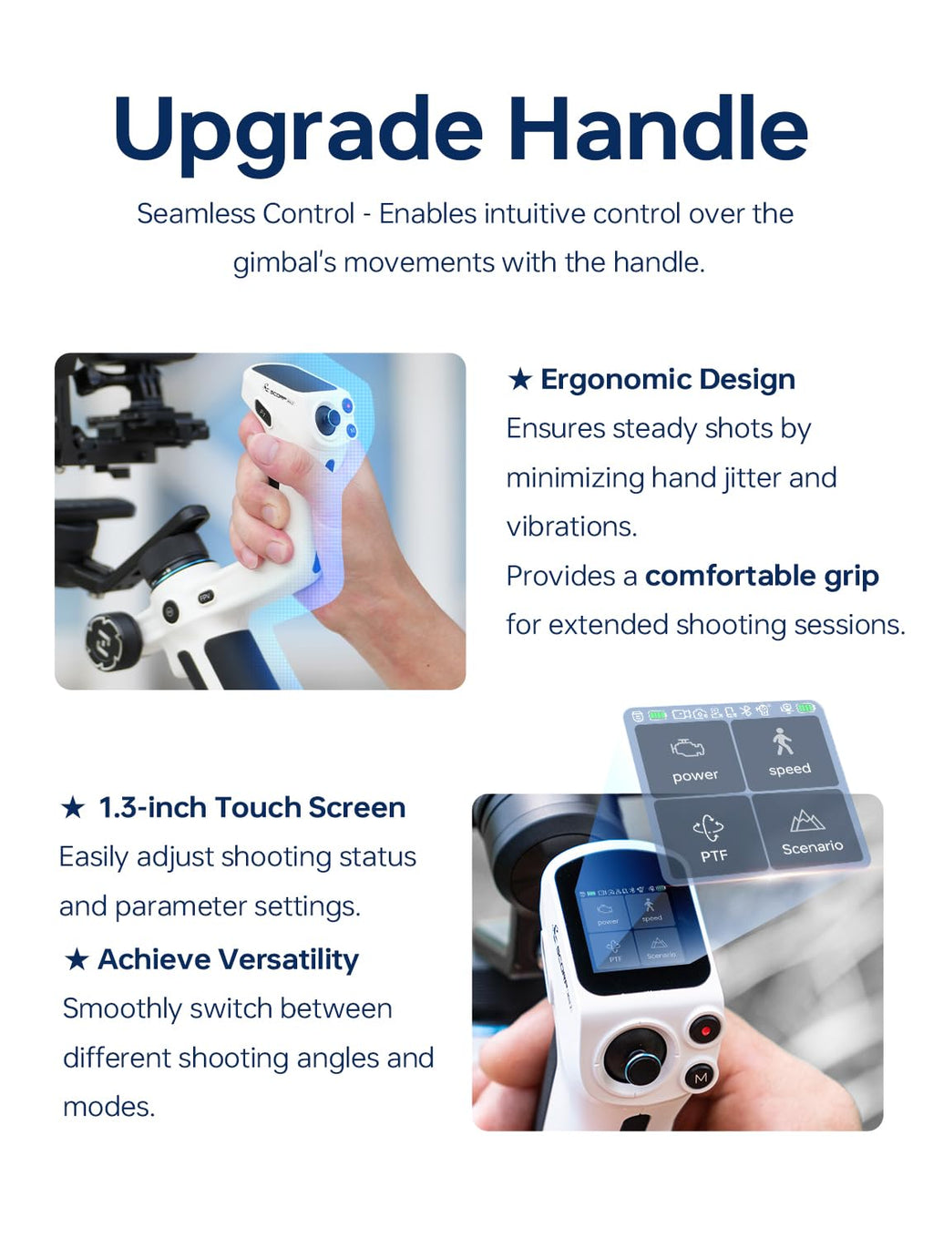 Camera Gimbal with Built-in AI Tracking P163
