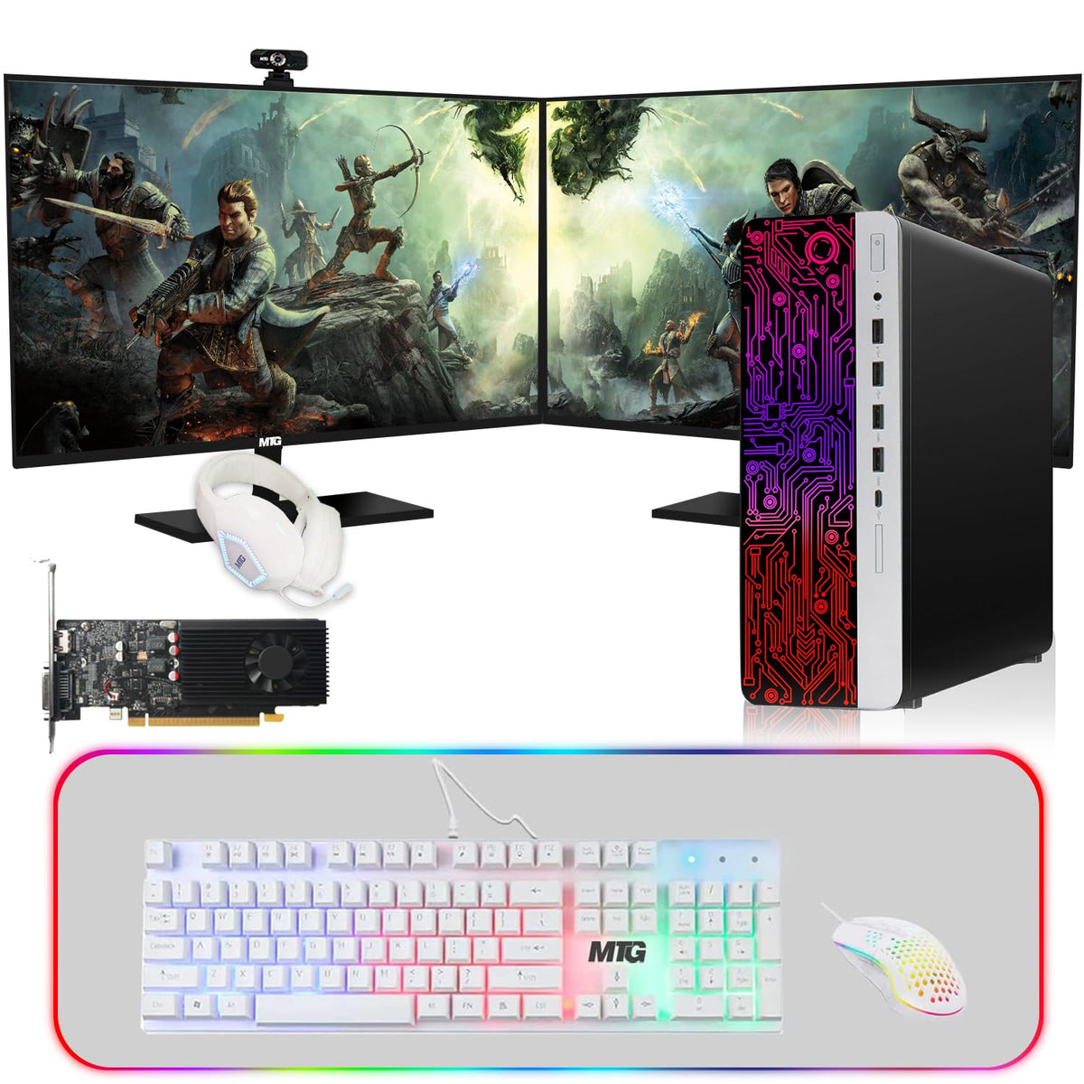 Gaming PC, i5, 32GB RAM, 1TB SSD + 128GB SSD L697