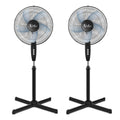16″ 3 Speed Oscillating Pedestal Stand Fan, Black N69981