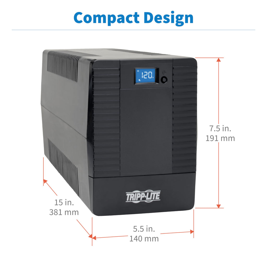 1500VA UPS 900W 8 Outlets O3867
