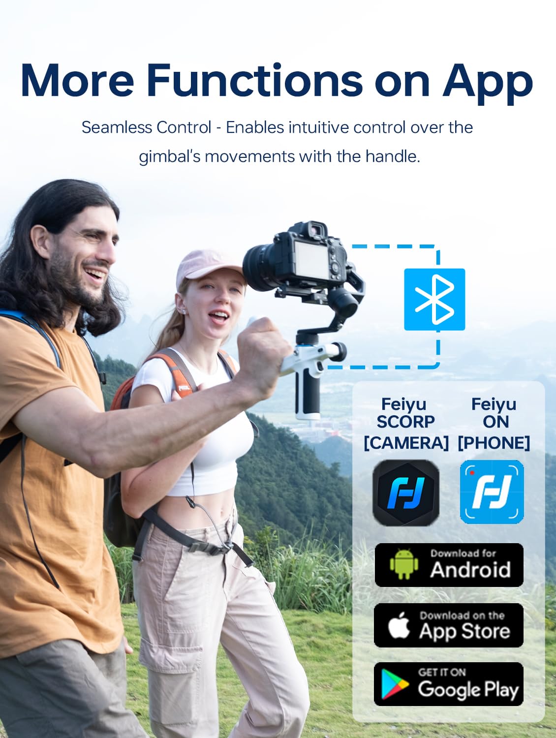 Camera Gimbal with Built-in AI Tracking P163