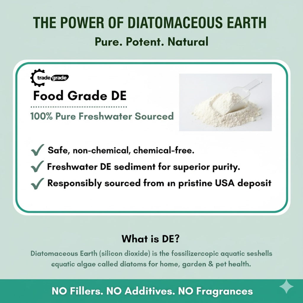 100% Food-Grade Diatomaceous Earth Powder 1 Gallon C260575