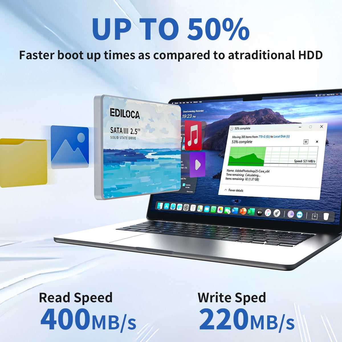 120GB 2.5" SATA III Internal Solid State Drive W5448