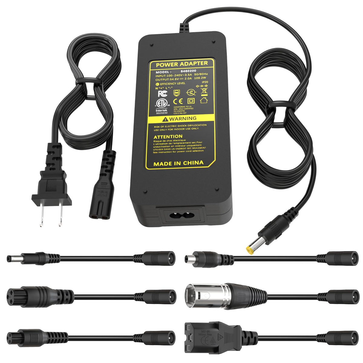 54.6V 2A Electric Bike & Scooter Charger J82641
