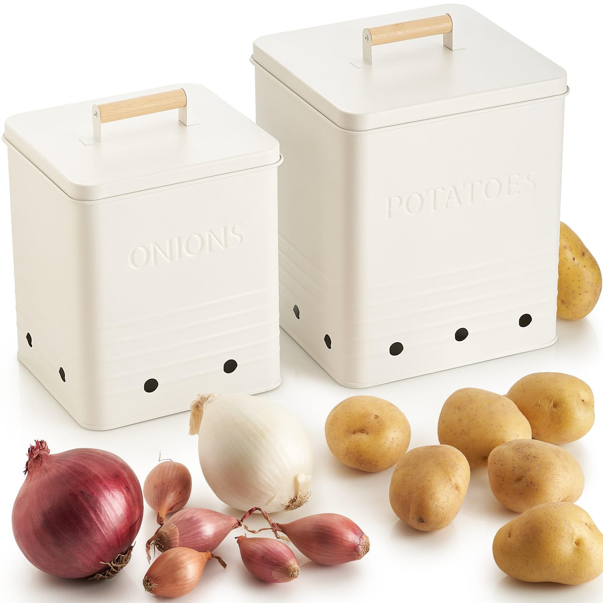 Potato and Onion Storage Container Set Y6360