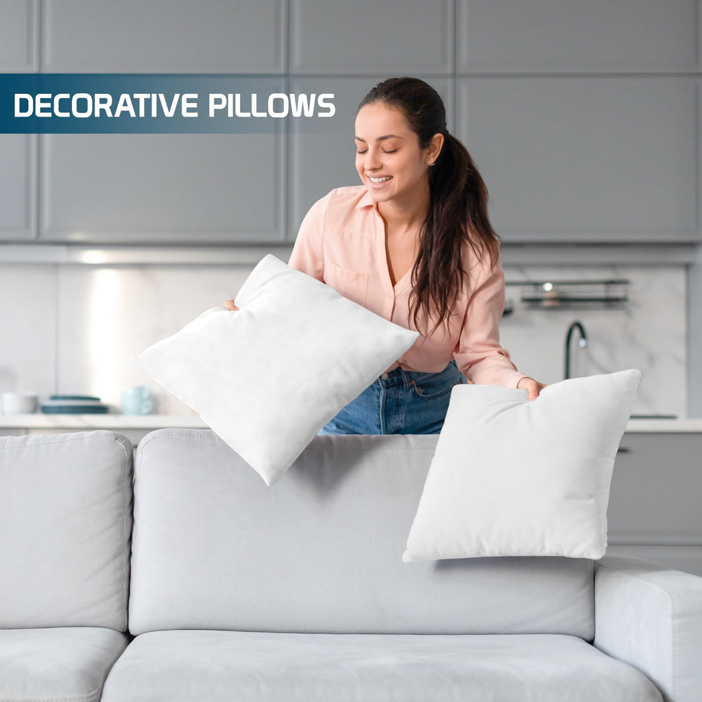 18x18 Decorative Pillow Inserts Set of 4 O502