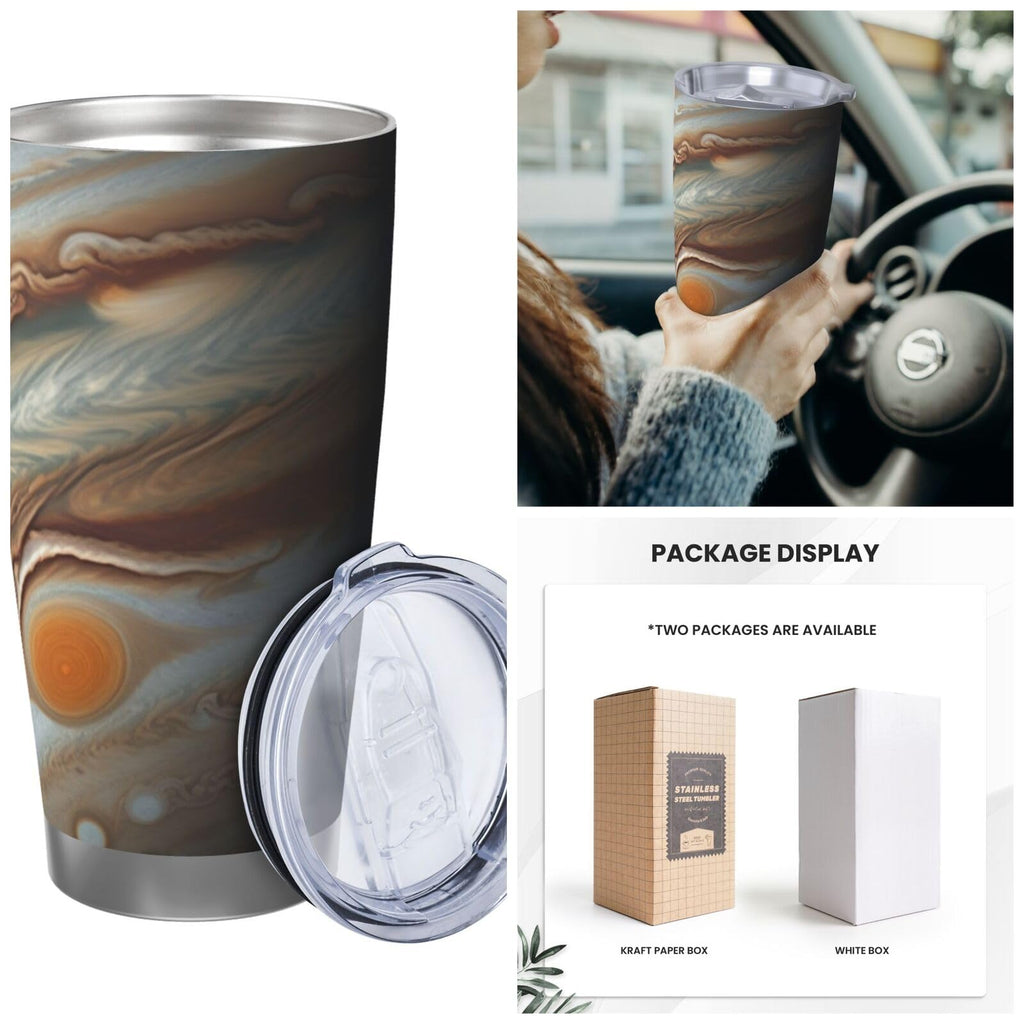 20 Oz Stainless Steel Vacuum Insulated Tumbler with Lid and Straw I825