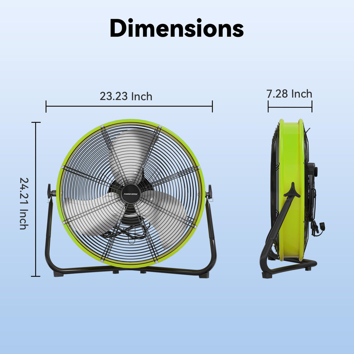 20 In 3 Speed High Velocity Floor Fan F541