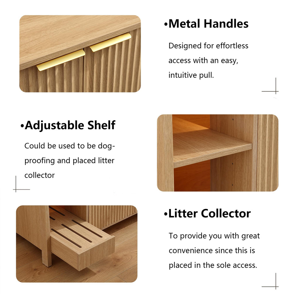 Extra Large Litter Box Cabinet D89001
