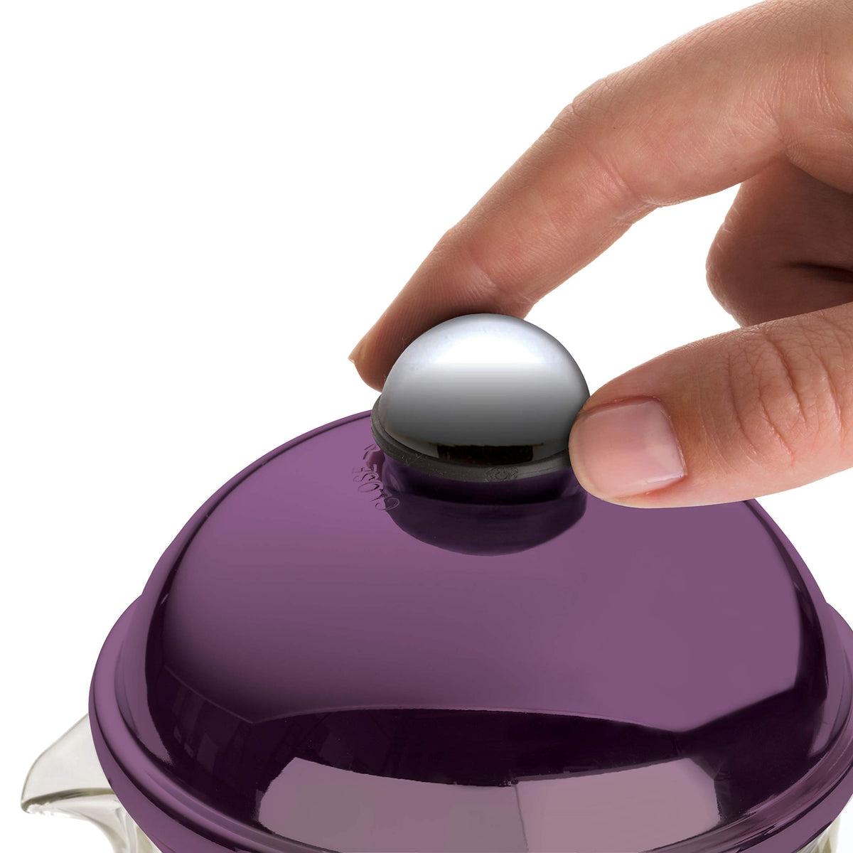 French Press Coffee Maker 8 Cup Purple A35902