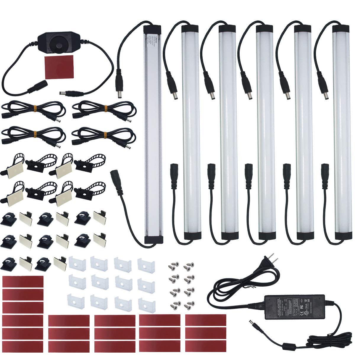 Under Cabinet LED Lighting Kit, 6 PCS 12 Inches Light Bars, Daylight White R49147