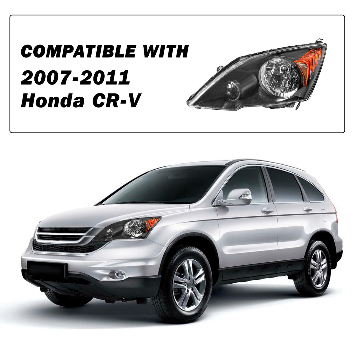 Black Headlight Replacement Z633641