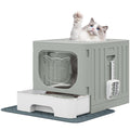 Large Enclosed Cat Litter Box with Lid L21296