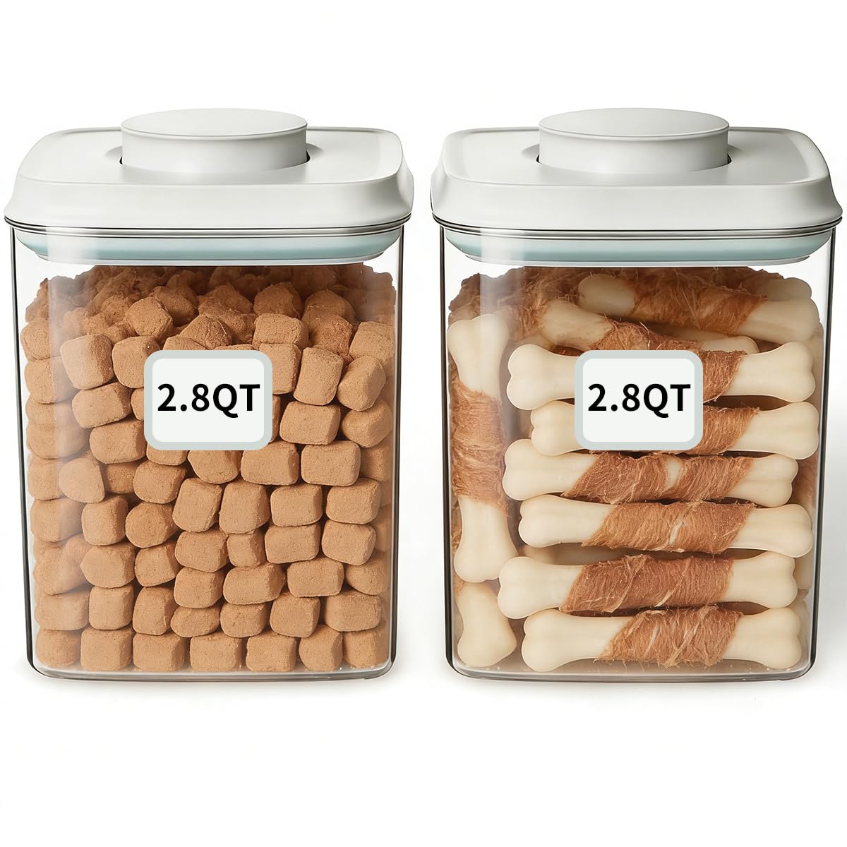 2 Pack Airtight Dog Food Storage Containers X907
