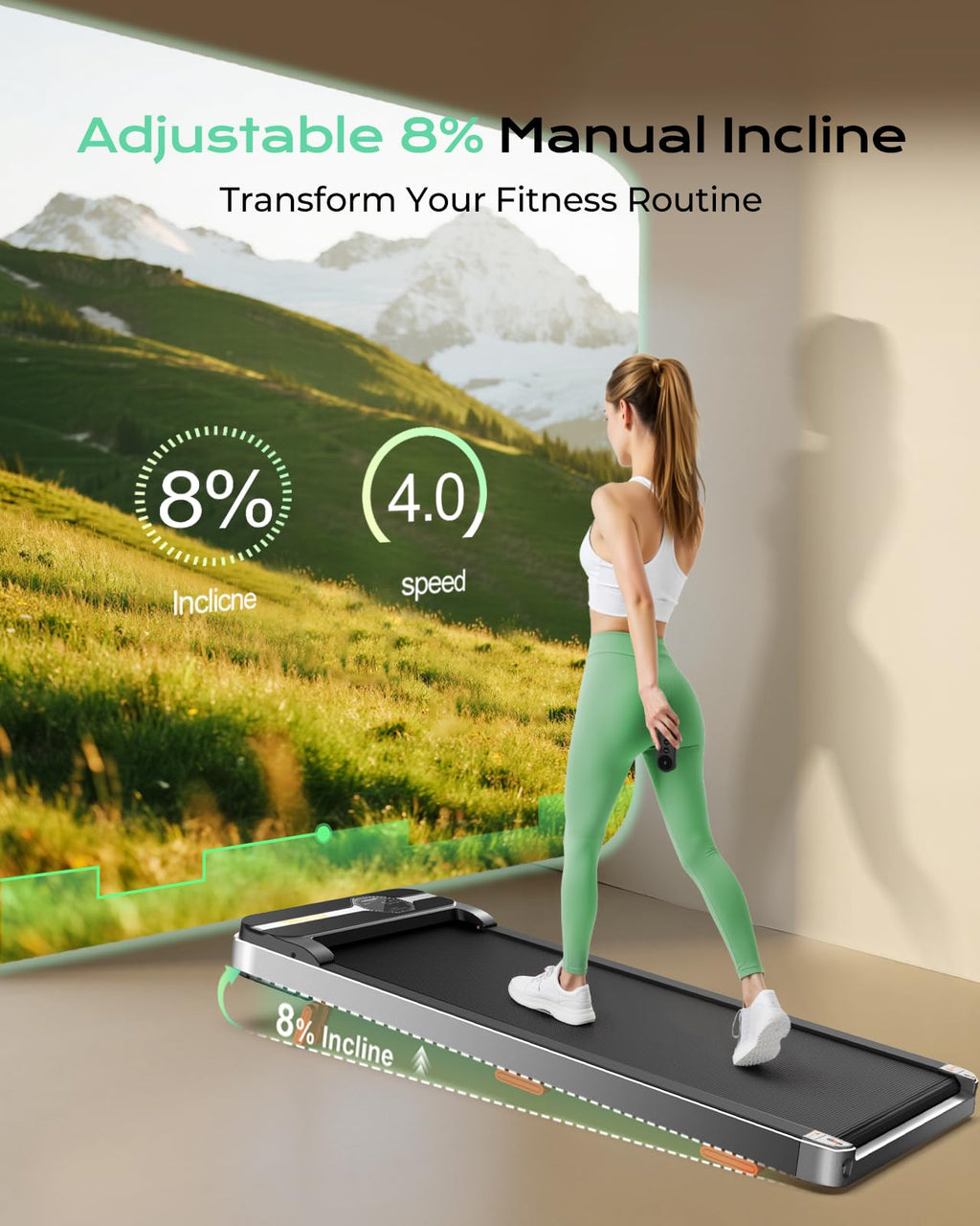 Walking Pad with 8% Incline P240488