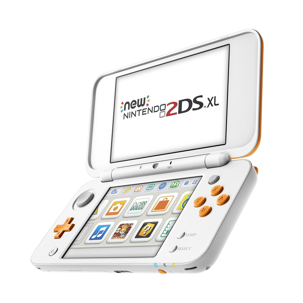 White Orange 2DS XL Console R3688