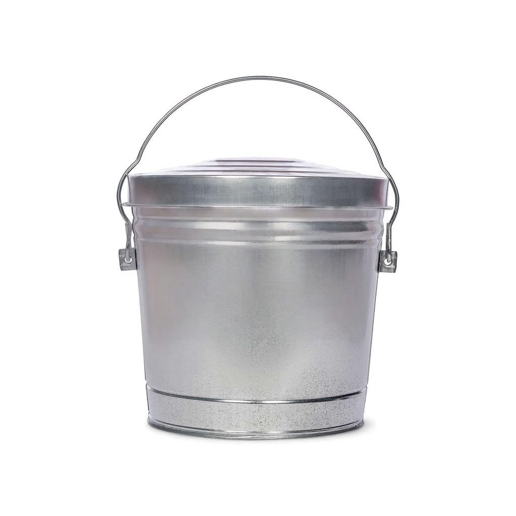 6-Gallon Galvanized Steel Storage Can with Locking Lid F9272