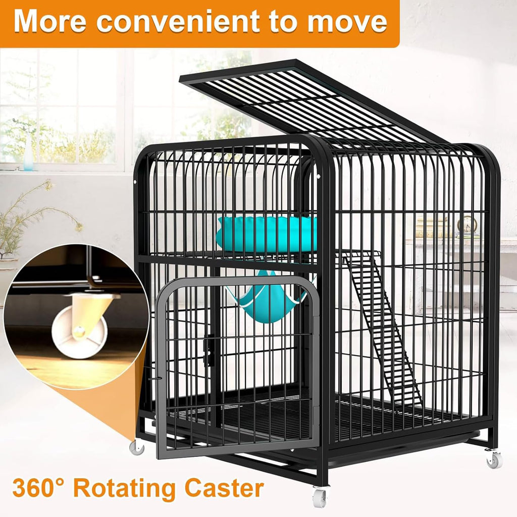 Pink 4 Tier Metal Cat Cage U899