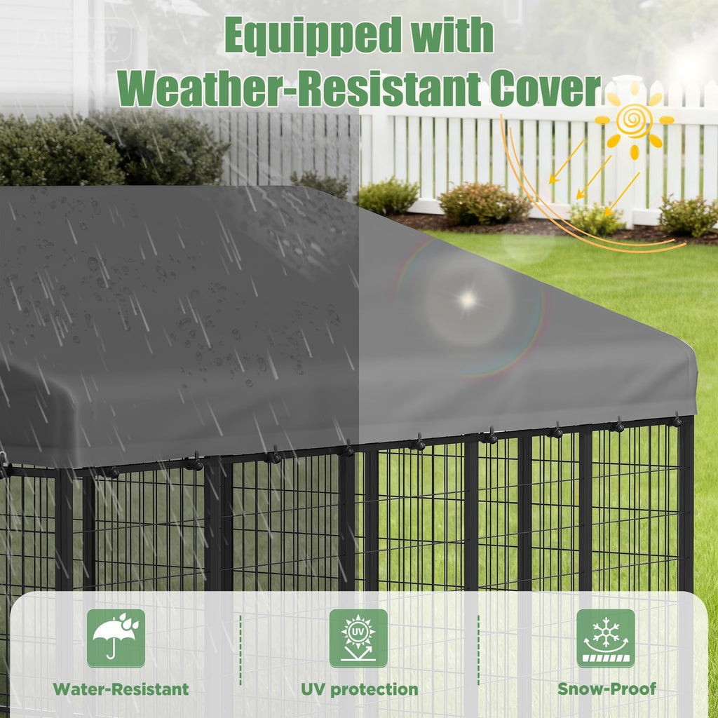 10x10 Ft Outdoor Dog Kennel A665