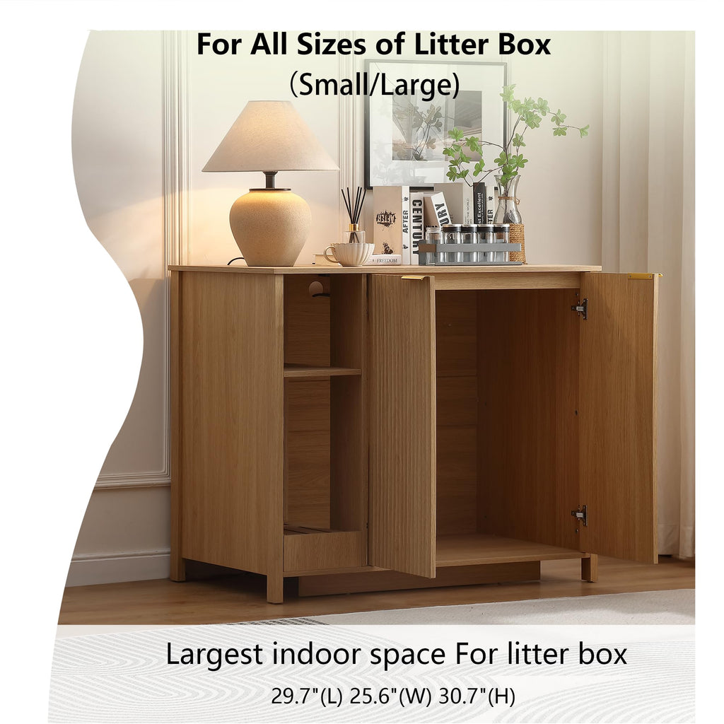 Extra Large Litter Box Cabinet D89001