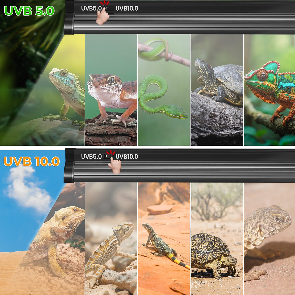 22'' 24W T5 UVB Reptile Light Combo Kit I675100