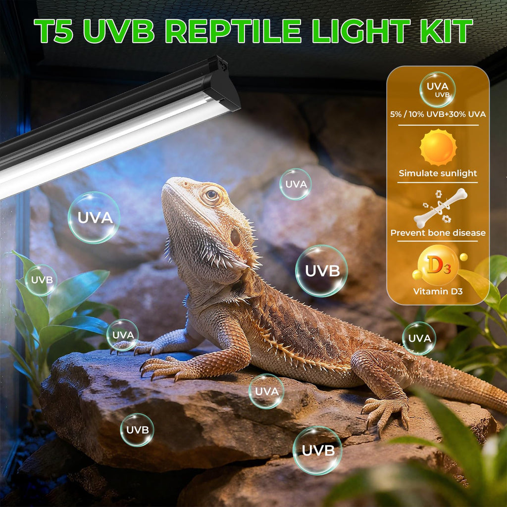 22'' 24W T5 UVB Reptile Light Combo Kit I675100