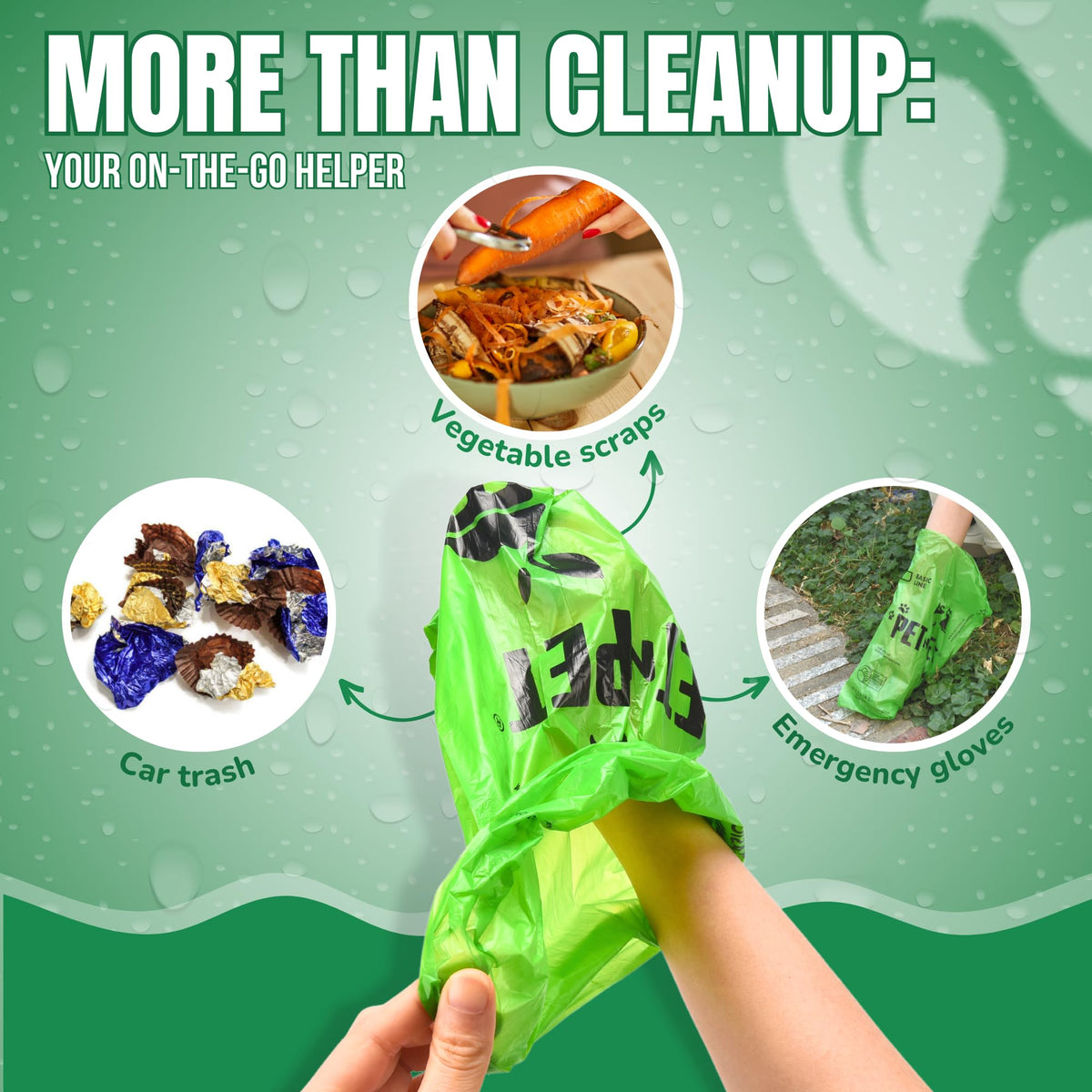 540 Count Plant Based Unscented Dog Poop Bags I390