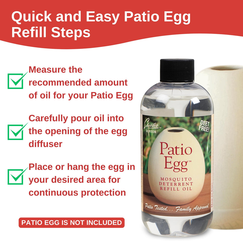 Patio Egg Refill Oil 8 Fl Oz S97017
