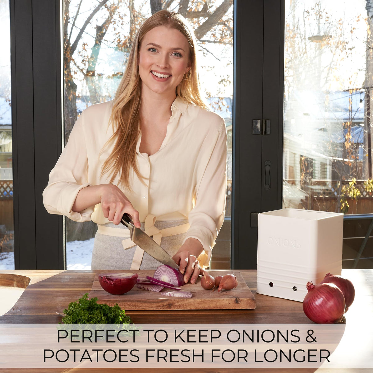 Potato and Onion Storage Container Set Y6360