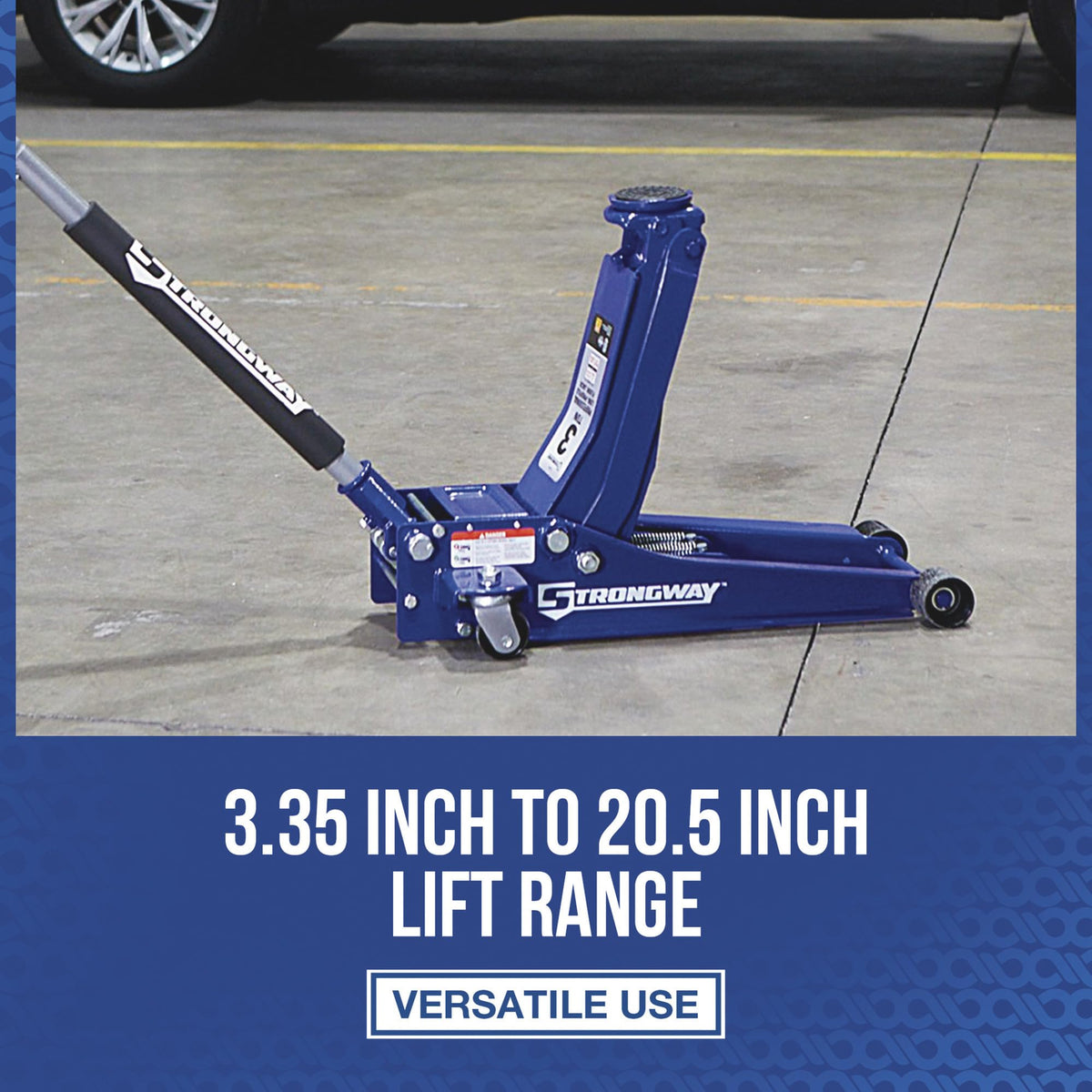3-Ton Capacity Low-Profile Service Floor Jack Y4036
