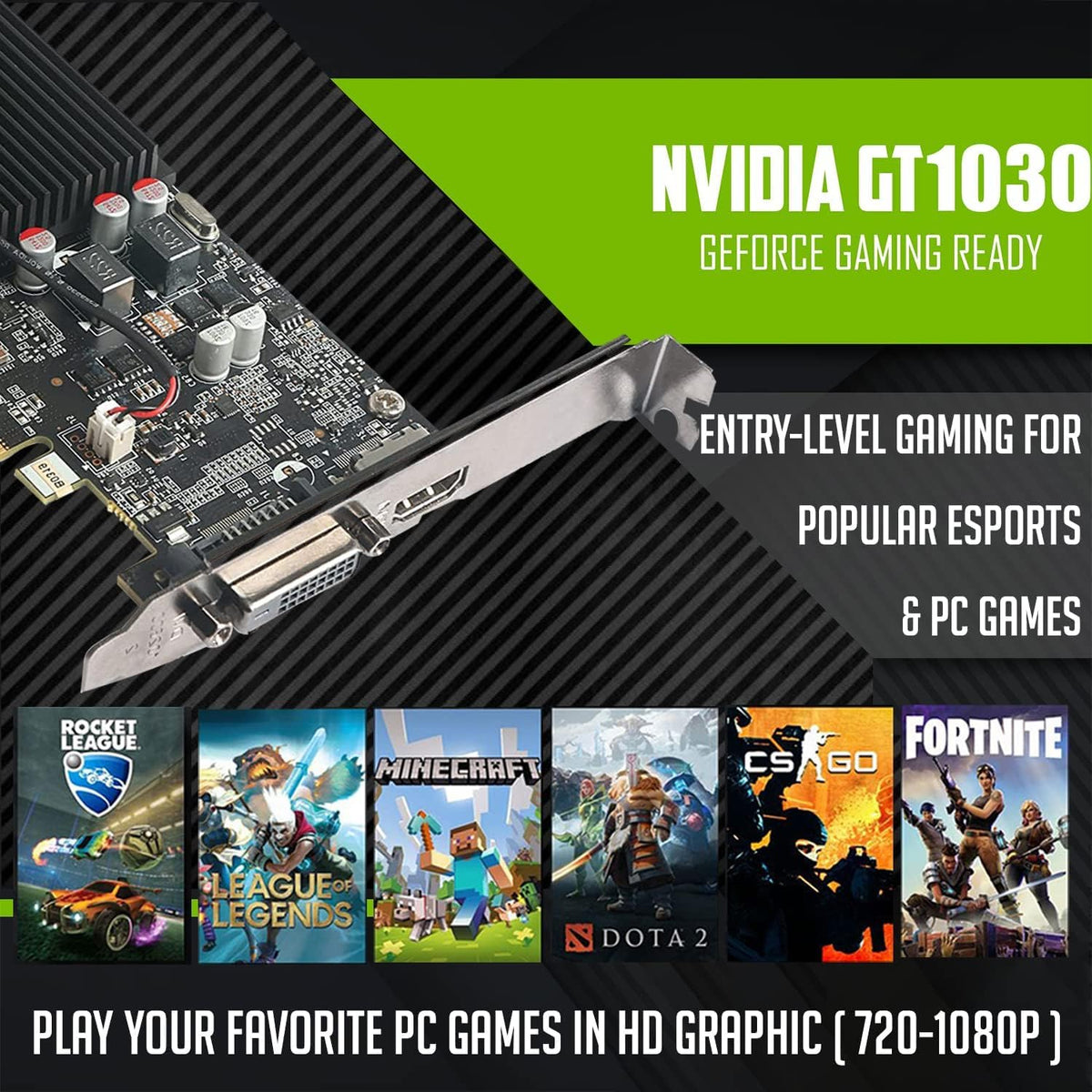 Gaming PC, i5, 32GB RAM, 1TB SSD + 128GB SSD L697