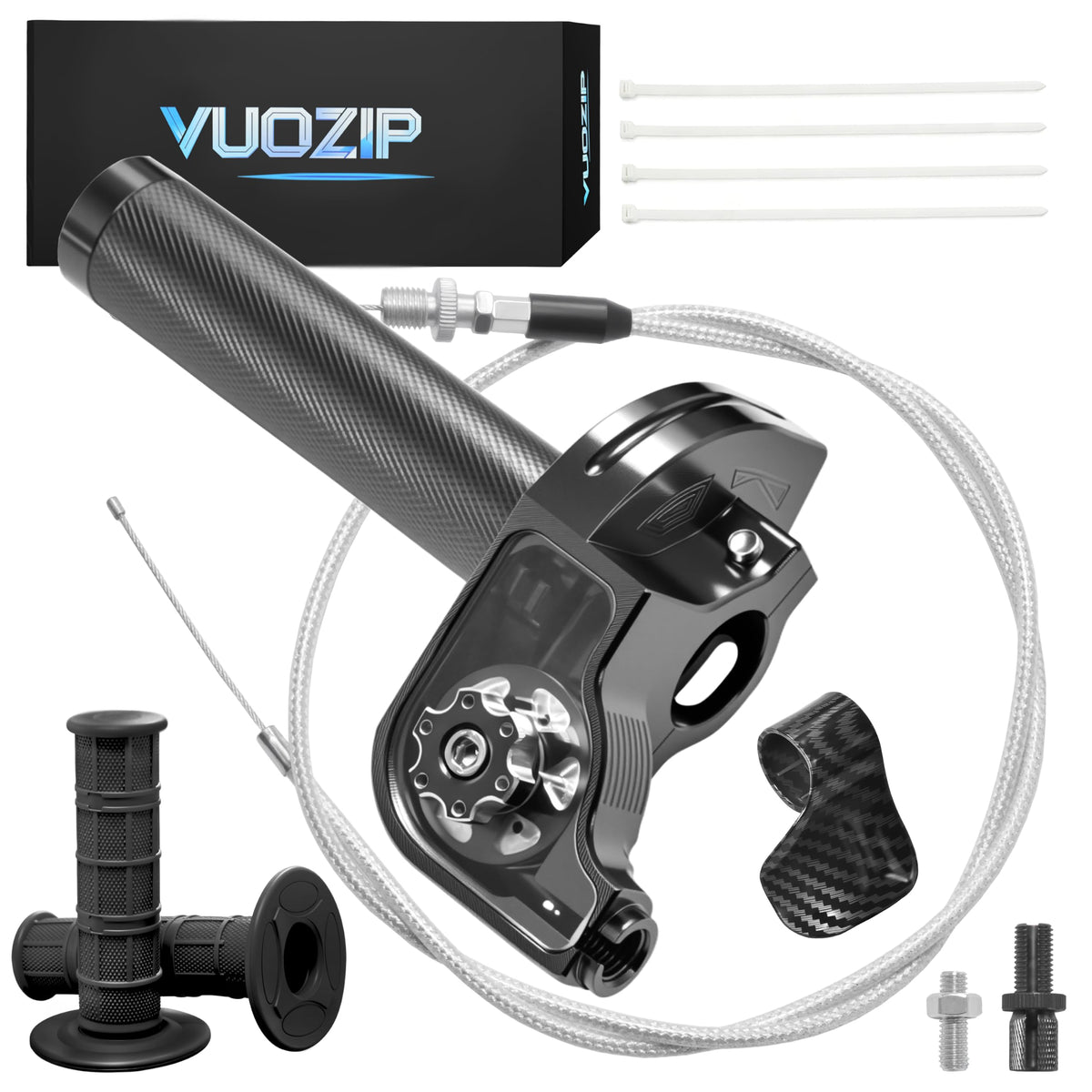 22mm CNC Quick Twist Throttle Kit Aluminum Assembly with Cable Q527812