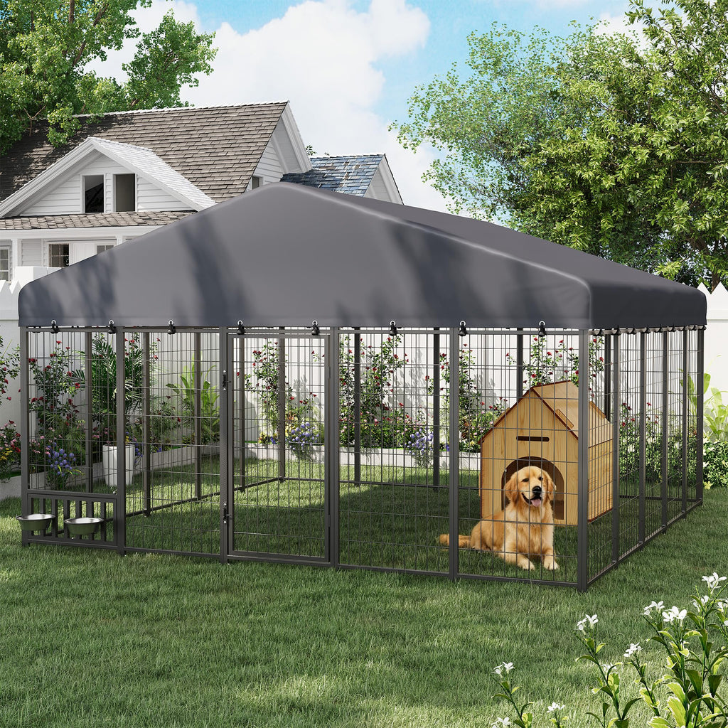 10x10 Ft Outdoor Dog Kennel A665